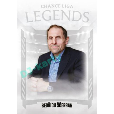 2022/23 Goal Cards Chance Liga 1. série #02 Bedřich Ščerban Legends