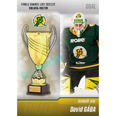 2022/23 Goal Cards Chance Liga 1. série #V-02 David Gába Finále 2022