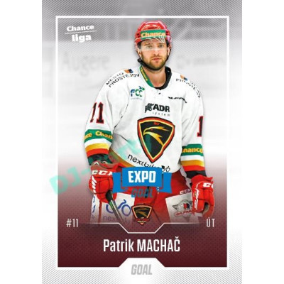 2022/23 Goal Cards Chance Liga 2. série #253 Patrik Machač Expo Blue x/4