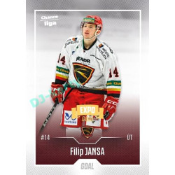 2022/23 Goal Cards Chance Liga 2. série #254 Filip Jansa Expo