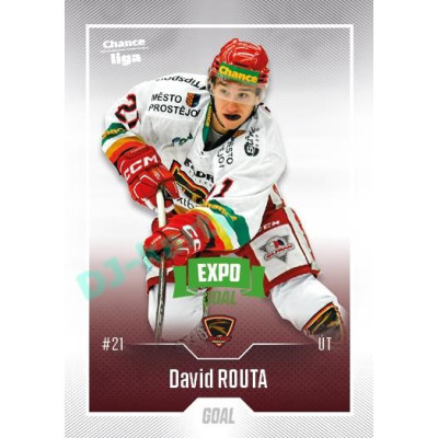 2022/23 Goal Cards Chance Liga 2. série #255 David Routa Expo Green x/4