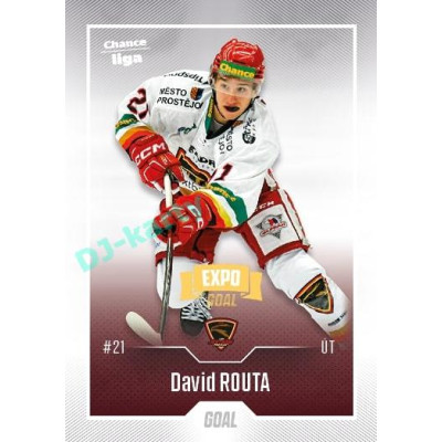 2022/23 Goal Cards Chance Liga 2. série #255 David Routa Expo