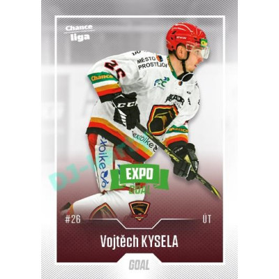 2022/23 Goal Cards Chance Liga 2. série #256 Vojtěch Kysela Expo Green x/4