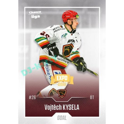 2022/23 Goal Cards Chance Liga 2. série #256 Vojtěch Kysela Expo