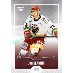 2022/23 Goal Cards Chance Liga 2. série #257 Jan Slanina Expo