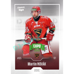 2022/23 Goal Cards Chance Liga 2. série #258 Martin Novák Expo Green x/4