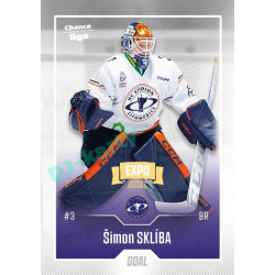 2022/23 Goal Cards Chance Liga 2. série #260 Šimon Sklíba Expo Ostrava GOLD 1of2