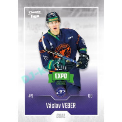2022/23 Goal Cards Chance Liga 2. série #261 Václav Veber Expo Green x/4