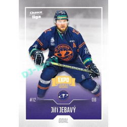 2022/23 Goal Cards Chance Liga 2. série #262 Jiří Jebavý Expo
