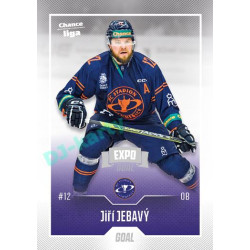 2022/23 Goal Cards Chance Liga 2. série #262 Jiří Jebavý Expo Ostrava SILVER 1of2