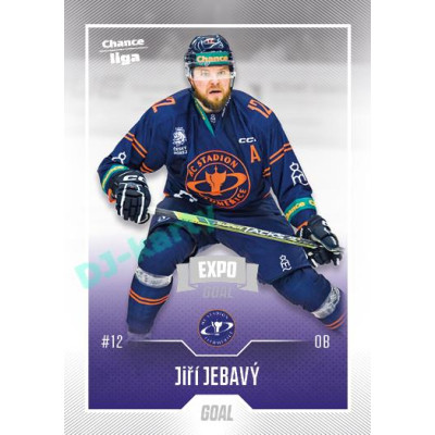 2022/23 Goal Cards Chance Liga 2. série #262 Jiří Jebavý Expo Ostrava SILVER 1of2