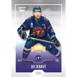 2022/23 Goal Cards Chance Liga 2. série #262 Jiří Jebavý Expo Ostrava GOLD 1of2