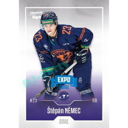 2022/23 Goal Cards Chance Liga 2. série #264 Štěpán Němec Expo Blue x/4