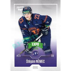 2022/23 Goal Cards Chance Liga 2. série #264 Štěpán Němec Expo Green x/4