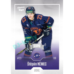 2022/23 Goal Cards Chance Liga 2. série #264 Štěpán Němec Expo Ostrava SILVER 1of2