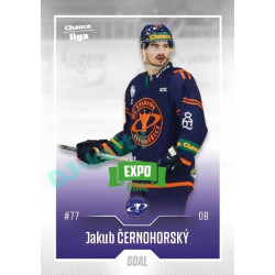 2022/23 Goal Cards Chance Liga 2. série #265 Jakub Černohorský Expo Green x/4