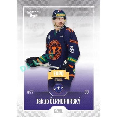 2022/23 Goal Cards Chance Liga 2. série #265 Jakub Černohorský Expo