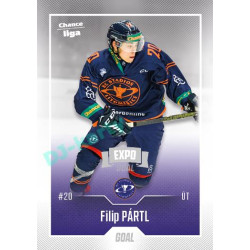 2022/23 Goal Cards Chance Liga 2. série #267 Filip Pártl Expo Ostrava SILVER 1of2