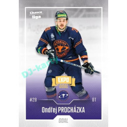 2022/23 Goal Cards Chance Liga 2. série #268 Ondřej Procházka Expo