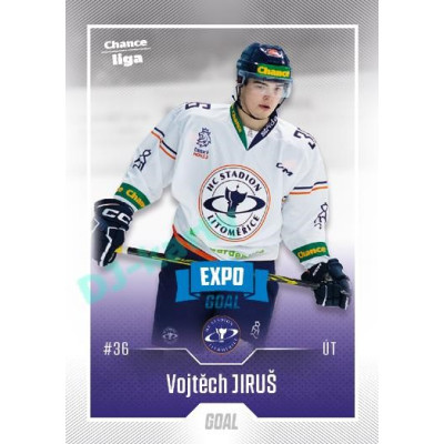 2022/23 Goal Cards Chance Liga 2. série #270 Vojtěch Jiruš Expo Blue x/4