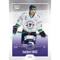 2022/23 Goal Cards Chance Liga 2. série #270 Vojtěch Jiruš Expo Ostrava SILVER 1of2