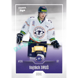 2022/23 Goal Cards Chance Liga 2. série #270 Vojtěch Jiruš Expo Ostrava GOLD 1of2