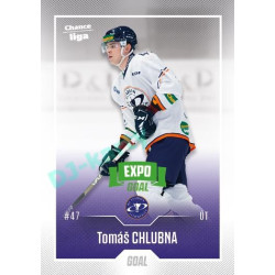 2022/23 Goal Cards Chance Liga 2. série #271 Tomáš Chlubna Expo Green x/4