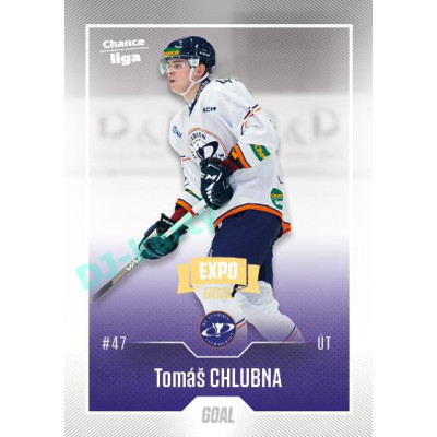 2022/23 Goal Cards Chance Liga 2. série #271 Tomáš Chlubna Expo Ostrava GOLD 1of2