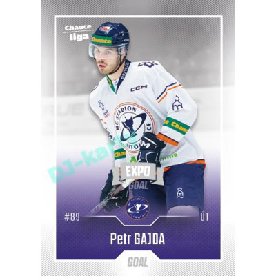2022/23 Goal Cards Chance Liga 2. série #272 Petr Gajda Expo Ostrava SILVER 1of2