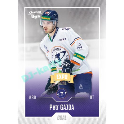 2022/23 Goal Cards Chance Liga 2. série #272 Petr Gajda Expo Ostrava GOLD 1of2