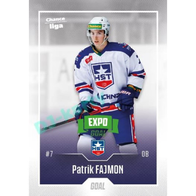 2022/23 Goal Cards Chance Liga 2. série #273 Patrik Fajmon Expo Green x/4