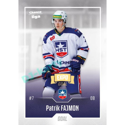 2022/23 Goal Cards Chance Liga 2. série #273 Patrik Fajmon Expo Ostrava GOLD 1of2