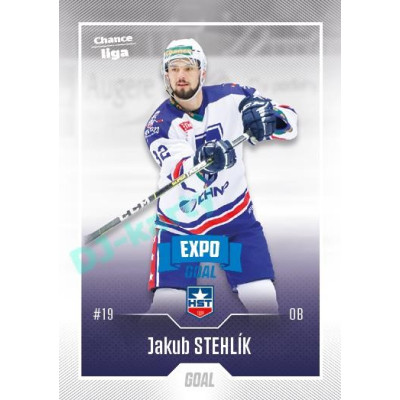 2022/23 Goal Cards Chance Liga 2. série #274 Jakub Stehlík Expo Blue x/4
