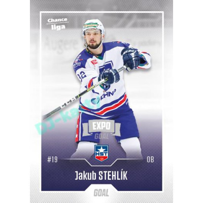 2022/23 Goal Cards Chance Liga 2. série #274 Jakub Stehlík Expo Ostrava SILVER 1of2