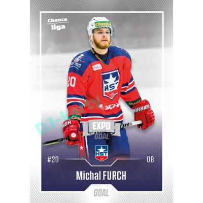2022/23 Goal Cards Chance Liga 2. série #275 Michal Furch Expo Ostrava SILVER 1of2