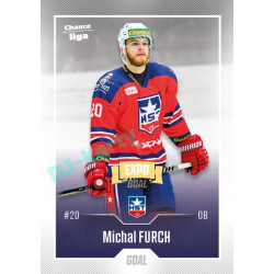 2022/23 Goal Cards Chance Liga 2. série #275 Michal Furch Expo Ostrava GOLD 1of2