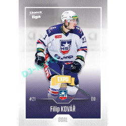 2022/23 Goal Cards Chance Liga 2. série #276 Filip Kovář Expo
