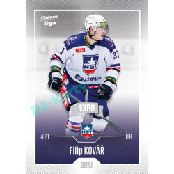 2022/23 Goal Cards Chance Liga 2. série #276 Filip Kovář Expo Ostrava SILVER 1of2