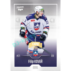 2022/23 Goal Cards Chance Liga 2. série #276 Filip Kovář Expo Ostrava GOLD 1of2