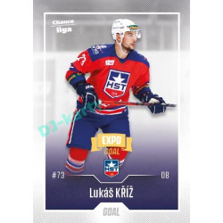 2022/23 Goal Cards Chance Liga 2. série #277 Lukáš Kříž Expo