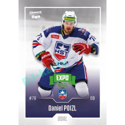 2022/23 Goal Cards Chance Liga 2. série #278 Daniel Poizl Expo Green x/4