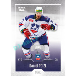 2022/23 Goal Cards Chance Liga 2. série #278 Daniel Poizl Expo Ostrava SILVER 1of2