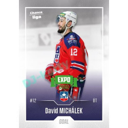 2022/23 Goal Cards Chance Liga 2. série #280 David Michálek Expo Green x/4