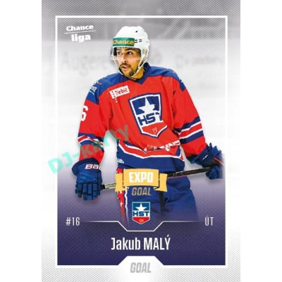 2022/23 Goal Cards Chance Liga 2. série #281 Jakub Malý Expo