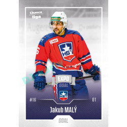 2022/23 Goal Cards Chance Liga 2. série #281 Jakub Malý Expo Ostrava SILVER 1of2