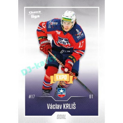 2022/23 Goal Cards Chance Liga 2. série #282 Václav Krliš Expo