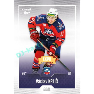 2022/23 Goal Cards Chance Liga 2. série #282 Václav Krliš Expo