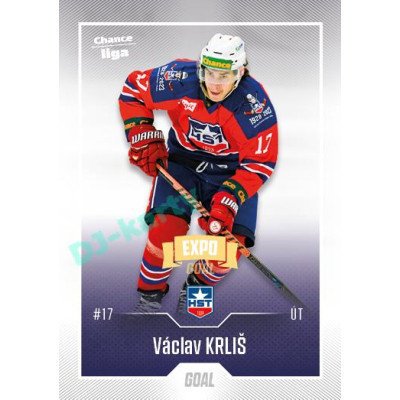 2022/23 Goal Cards Chance Liga 2. série #282 Václav Krliš Expo Ostrava GOLD 1of2