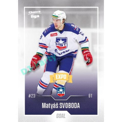 2022/23 Goal Cards Chance Liga 2. série #283 Matyáš Svoboda Expo