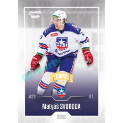 2022/23 Goal Cards Chance Liga 2. série #283 Matyáš Svoboda Expo Ostrava GOLD 1of2